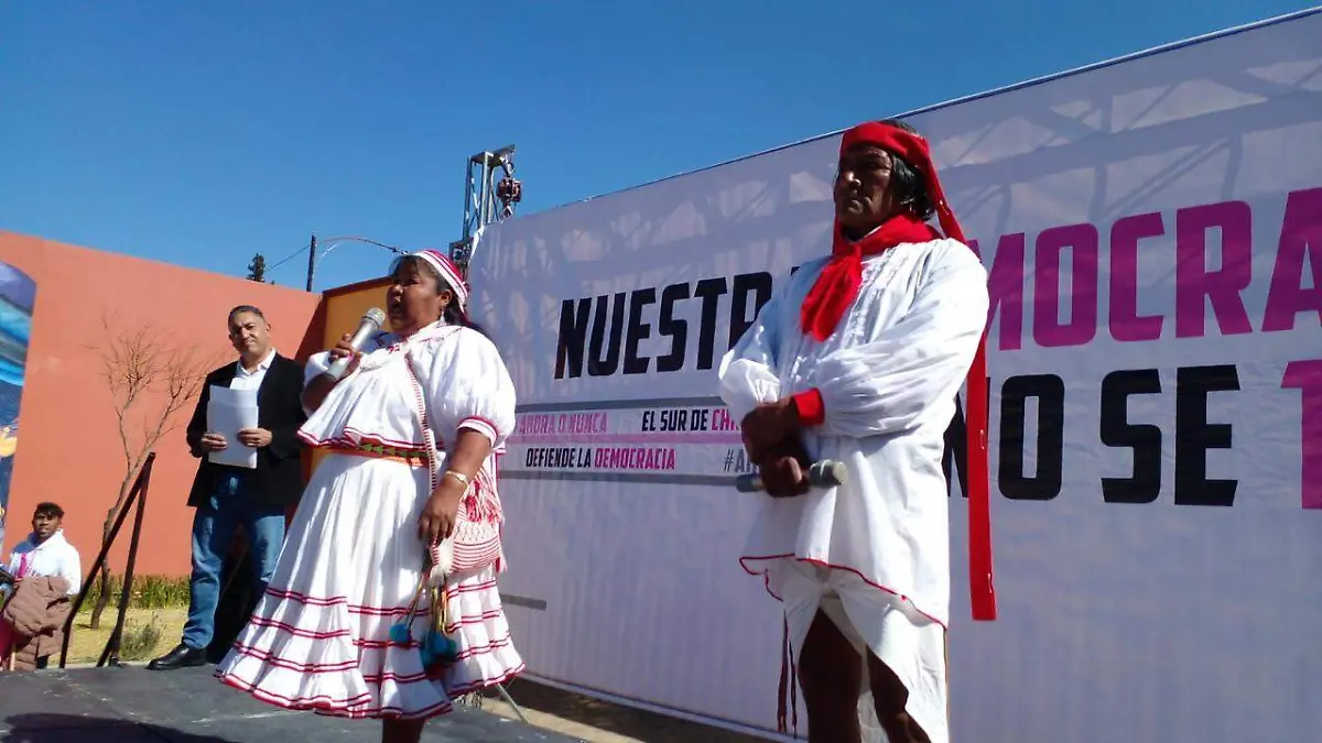 comunidades indígenas marcha